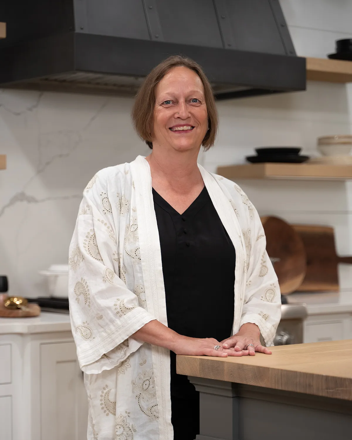 Photo of Master Design Cabinetry designer, Audrey Ulishney. Master Design Cabinetry designs and builds bespoke luxury cabinetry.