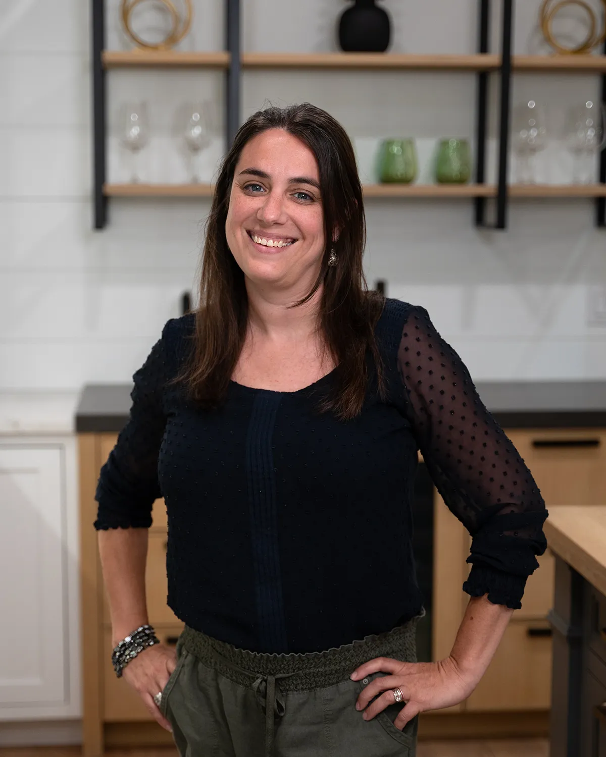 Photo of Master Design Cabinetry software deployment specialist, Jen Hall. Master Design Cabinetry designs and builds bespoke luxury cabinetry.