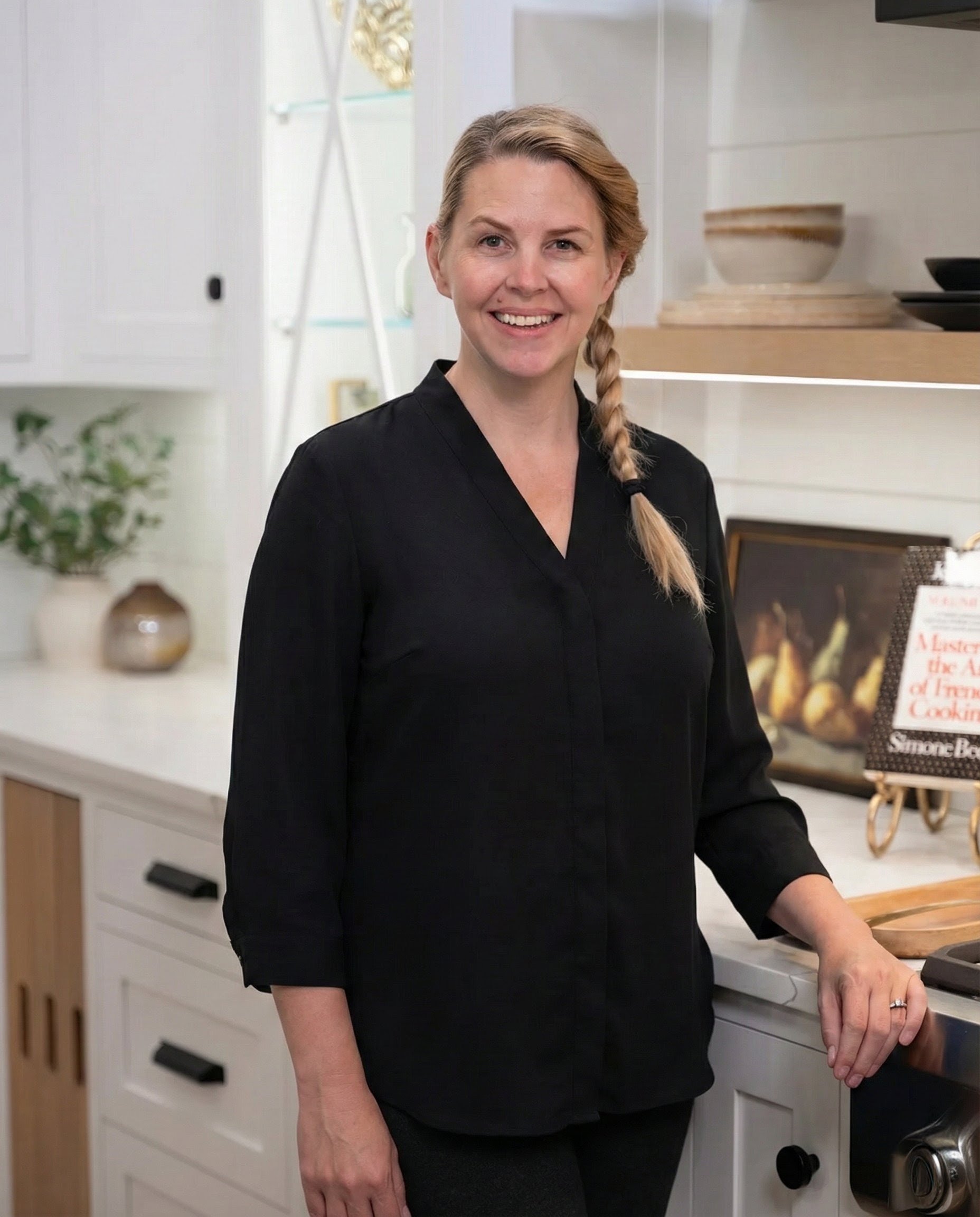 Master Design Cabinetry marketing associate, JodiLee Popham. Master Design Cabinetry designs and builds bespoke luxury cabinetry.